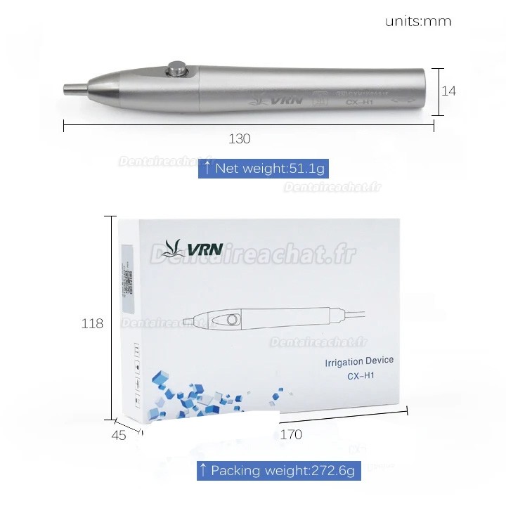 Système d'irrigation canalaire dentaire Vrn WSD-II